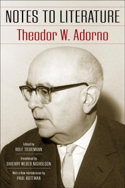 Notes to Literature by Theodor W. Adorno 9780231179652