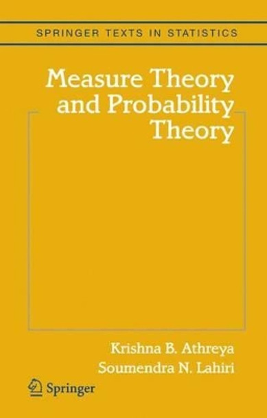 Measure Theory and Probability Theory by Krishna B. Athreya 9780387329031