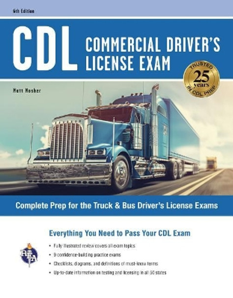 CDL - Commercial Driver's License Exam, 6th Ed. by Matt Mosher 9780738612447