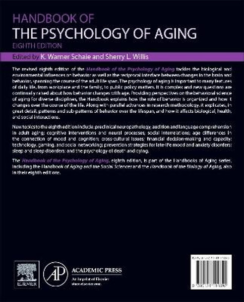 Handbook of the Psychology of Aging by K. Warner Schaie 9780124114692