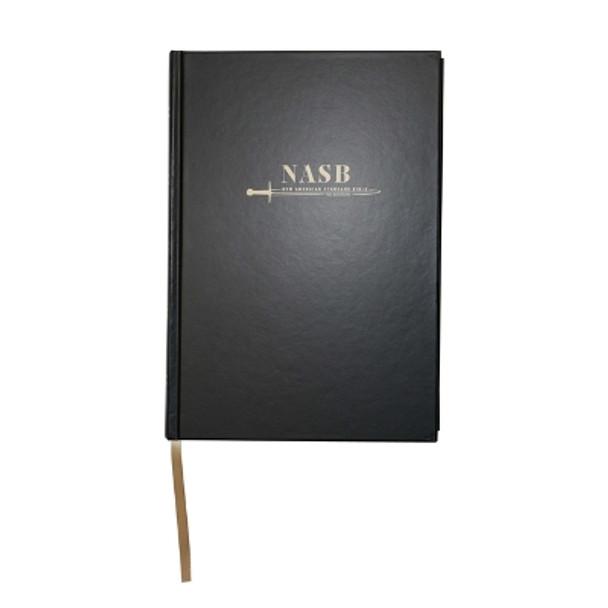 NASB Large Print Wide Margin - Black Hardcover by Steadfast Bibles