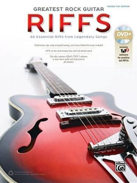 The Greatest Rock Guitar Riffs: Guitar Tab, Book & DVD-ROM by Alfred Music