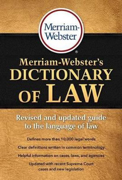 Merriam-Webster's Dictionary of Law by Merriam-Webster