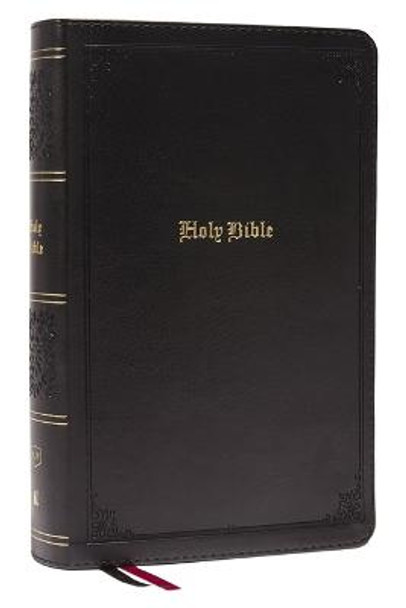 KJV, Personal Size Large Print Single-Column Reference Bible, Leathersoft, Black, Red Letter, Thumb Indexed, Comfort Print: Holy Bible, King James Version by Thomas Nelson