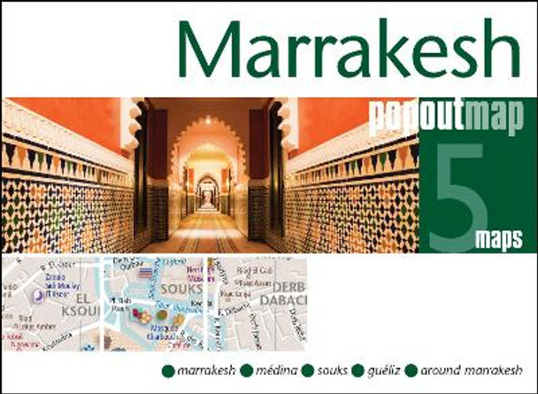 Marrakesh PopOut Map - pocket size pop up city map of Marrakesh by PopOut Maps 9781914515750