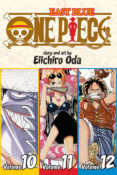One Piece:  East Blue 10-11-12, Vol. 4 (Omnibus Edition) by Eiichiro Oda 9781421536286 One Piece:  East Blue 10-11-12, Vol. 4 (Omnibus Edition) by Eiichiro Oda 9781421536286