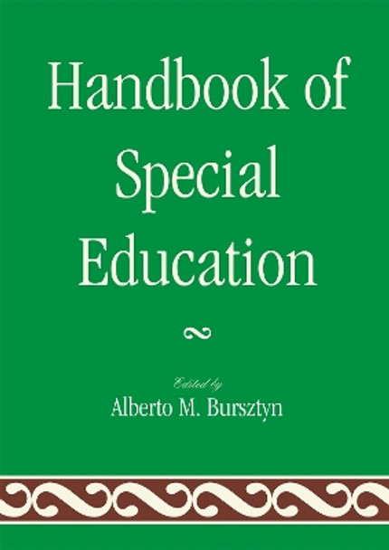 Handbook of Special Education by Alberto M. Bursztyn 9781578867110
