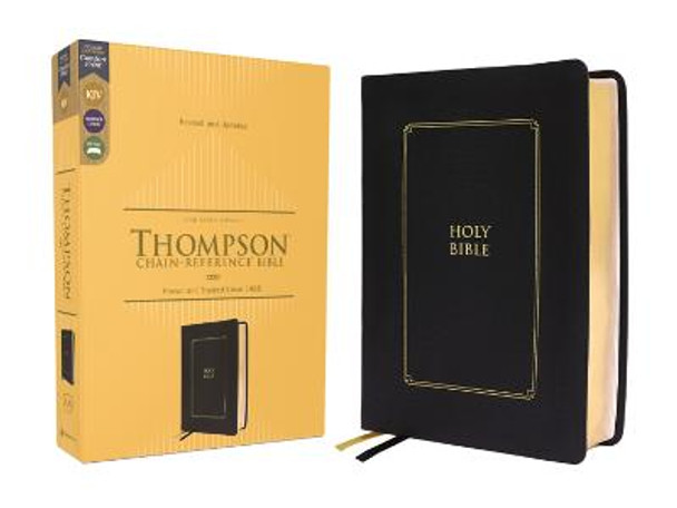 KJV, Thompson Chain-Reference Bible, Leathersoft, Black, Red Letter, Comfort Print by Dr. Frank Charles Thompson