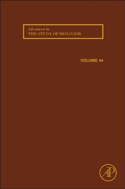 Advances in the Study of Behavior: Volume 44 by H. Jane Brockmann 9780123942883