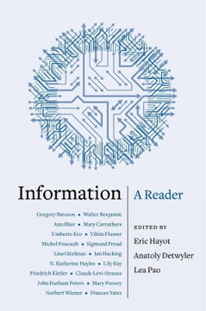 Information: A Reader by Eric Hayot 9780231186209