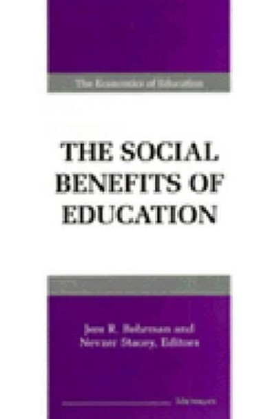 Social Benefits of Education by Jere R. Behrman 9780472107698