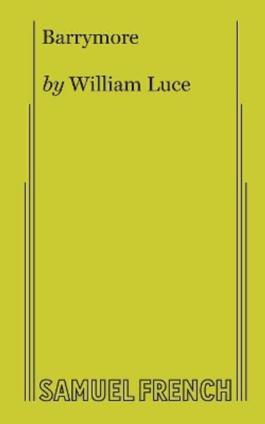 Barrymore by William Luce 9780573642401