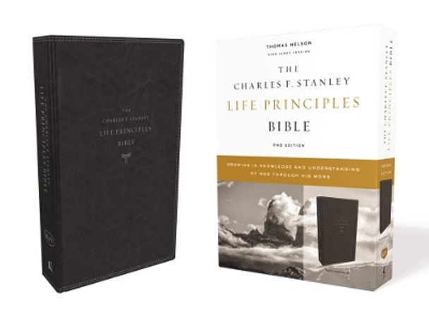 KJV, Charles F. Stanley Life Principles Bible, 2nd Edition, Leathersoft, Black, Comfort Print: Growing in Knowledge and Understanding of God Through His Word by Charles F. Stanley 9780785225478