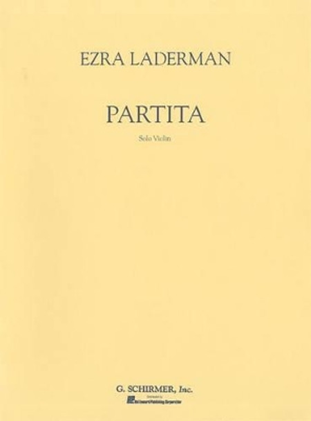 Partita by Ezra Laderman 9780793522941