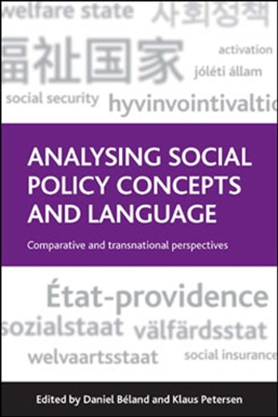 Analysing Social Policy Concepts and Language: Comparative and Transnational Perspectives by Daniel Beland 9781447306443