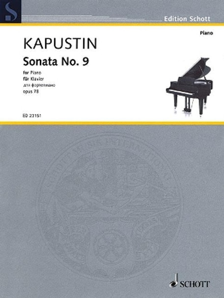 Sonata No. 9 op. 78 by Nikolai Kapustin 9781540071316