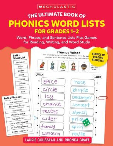 The Ultimate Book of Phonics Word Lists: Grades 1-2: Games & Word Lists for Reading, Writing, and Word Study by Rhonda Graff 9781546112686