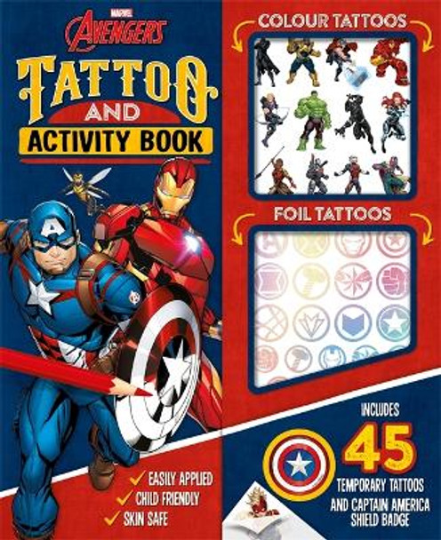 Marvel Avengers: Tattoo and Activity Book by Marvel Entertainment International Ltd 9781837713141
