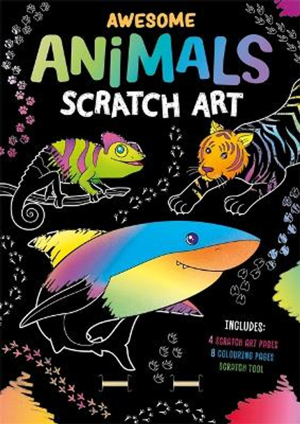 Awesome Animals Scratch Art by Igloo Books 9781837956982
