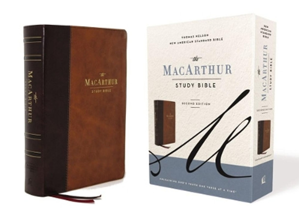 Nasb, MacArthur Study Bible, 2nd Edition, Leathersoft, Brown, Comfort Print: Unleashing God's Truth One Verse at a Time by John F MacArthur 9780785230311