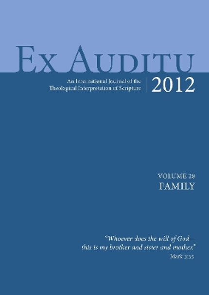 Ex Auditu - Volume 28 by Klyne Snodgrass 9781498265652