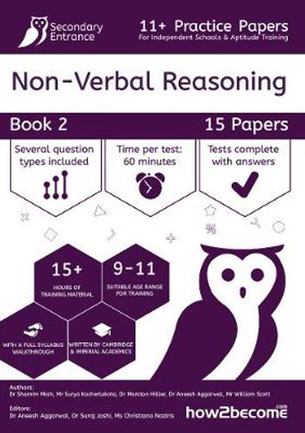 11+ Practice Papers For Independent Schools & Aptitude Training Non-Verbal Reasoning Book 2 by Suraj Joshi