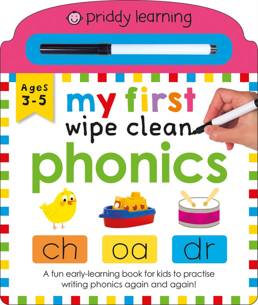 My First Wipe Clean Phonics by Priddy Books 9781838993184