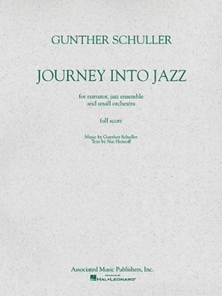 Journey Into Jazz: Score by Arnold Schoenberg 9780793513598