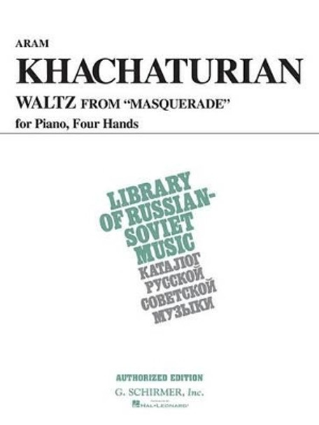 Waltz from Masquerade (Vaap Edition): Piano Duet by Aram Khachaturian 9780793537808