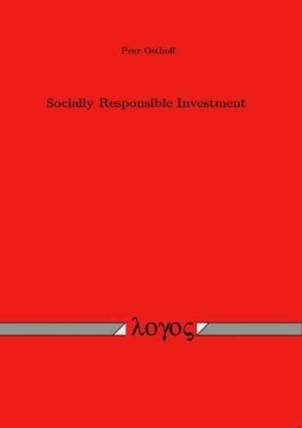 Socially Responsible Investment by Peer Osthoff 9783832521295