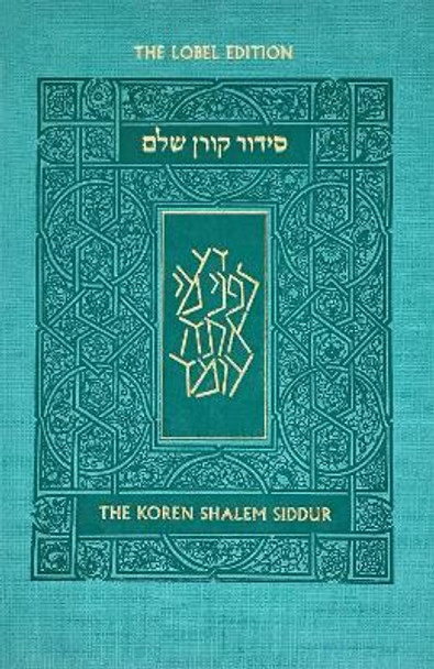 Koren Shalem Siddur with Tabs, Compact, Turquoise by Jonathan Sacks 9789653019546