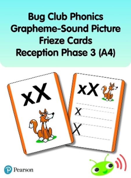 Bug Club Phonics Grapheme-Sound Picture Frieze Cards Reception Phase 3 (A4) by Rhona Johnston 9781292439785