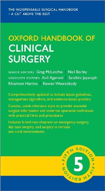 Oxford Handbook of Clinical Surgery 5e by Anil Agarwal 9780198799481