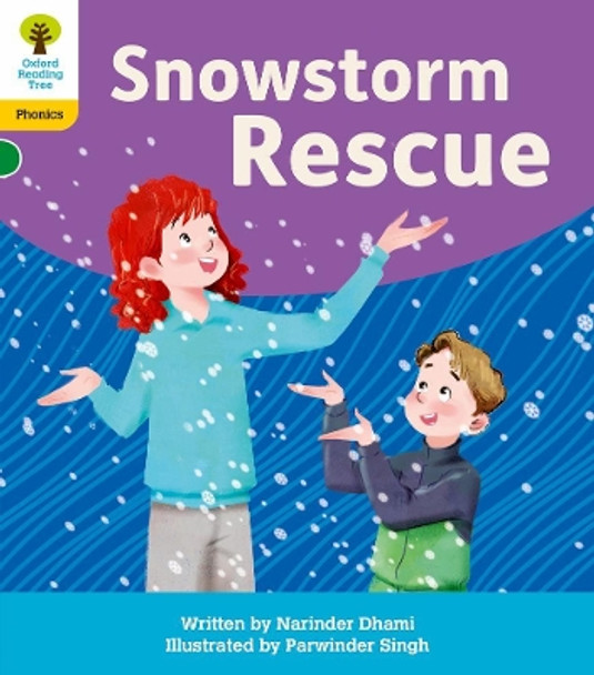 Oxford Reading Tree: Floppy's Phonics Decoding Practice: Oxford Level 5: Snowstorm Rescue by Narinder Dhami 9781382030687