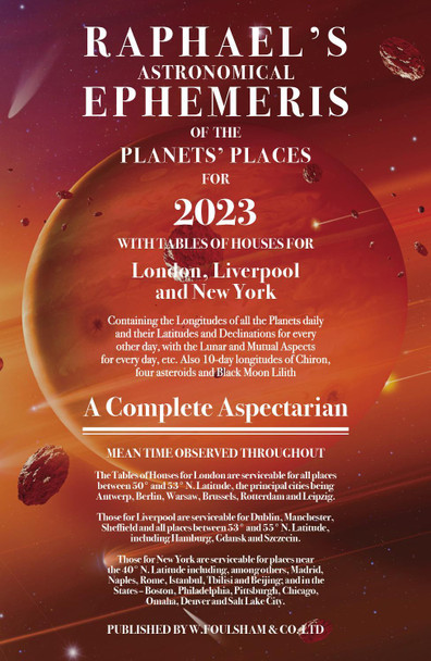 Raphael's Ephemeris 2023 by Edwin Raphael 9780572048259