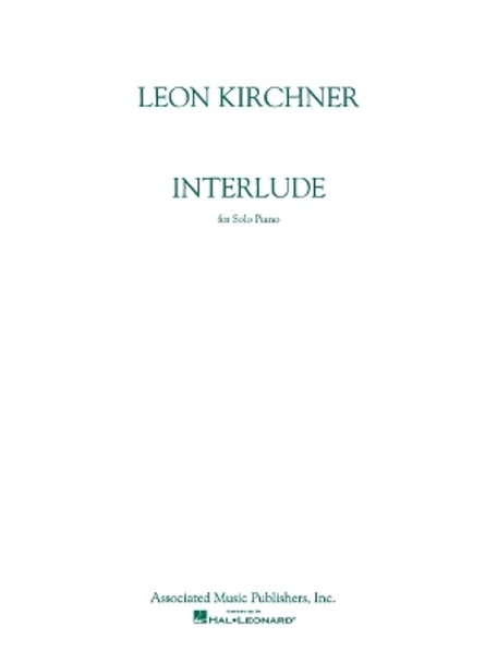 Interlude by Leon Kirchner 9780793514120