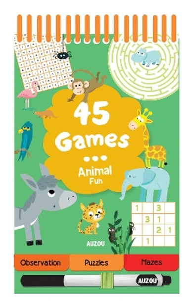 45 Games Animal Fun by Auzou Publishing 9782733861905