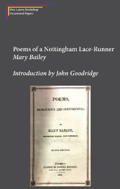 Poems of a Nottingham Lace-Runner by Mary Bailey 9781915434005