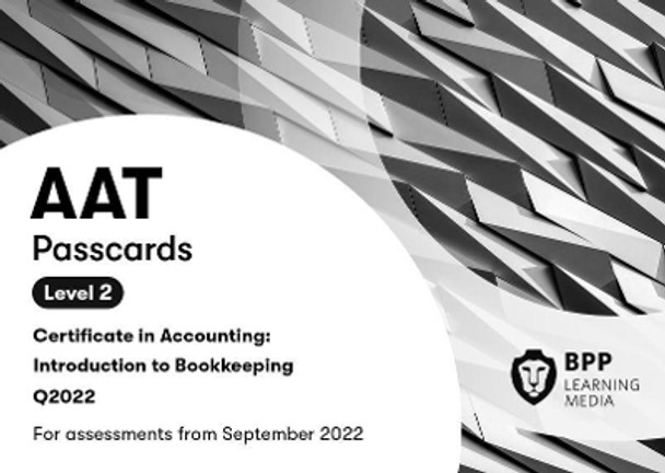 AAT Introduction to Bookkeeping: Passcards by BPP Learning Media 9781509741199