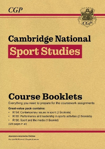 New OCR Cambridge National in Sport Studies: Course Booklets Pack (with Online Edition) by CGP Books 9781837740604