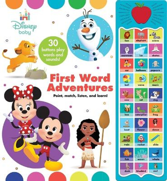 Disney Baby: First Word Adventures Sound Book by Pi Kids 9781503772144