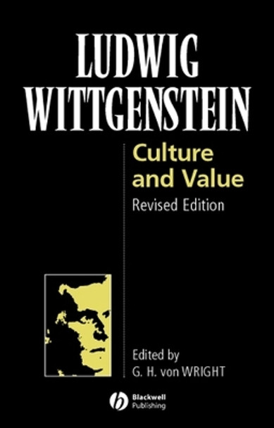 Culture and Value Revised Edition by L Wittgenstein 9780631205708