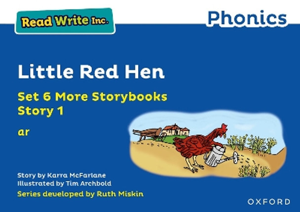 Read Write Inc. Phonics: Blue Set 6A Storybook 1 Little Red Hen by Karra McFarlane 9781382013437