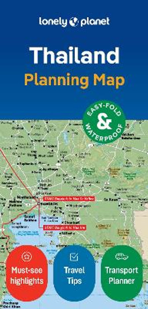 Lonely Planet Thailand Planning Map by Lonely Planet 9781787017818