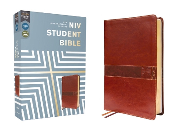 NIV, Student Bible, Leathersoft, Brown, Comfort Print by Philip Yancey 9780310461647