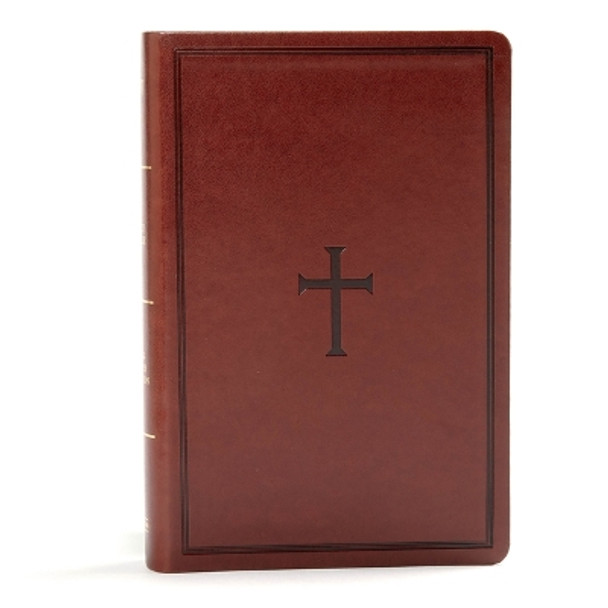 KJV Large Print Personal Size Reference Bible, Brown Leathertouch by Holman Bible Staff 9781535935616