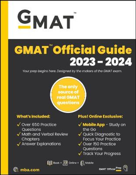 GMAT Official Guide 2023-2024: Book + Online Question Bank by GMAC (Graduate Management Admission Council)