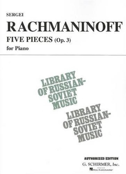 5 Pieces, Op. 3 (VAAP Edition): National Federation of Music Clubs 2014-2016 Selection by Sergei Rachmaninoff 9780793556755