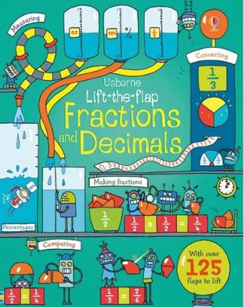 Lift-The-Flap Fractions and Decimals by Rosie Dickins