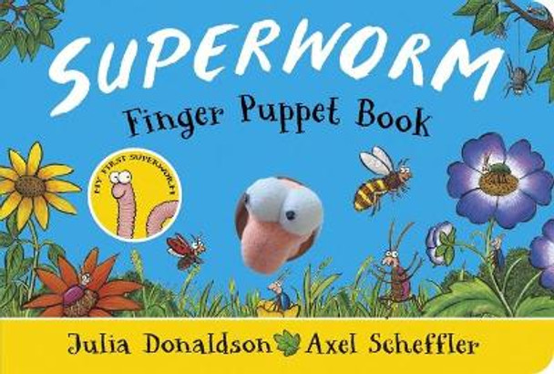 Superworm Finger Puppet Book - the wriggliest, squiggliest superhero ever! by Axel Scheffler 9780702313691